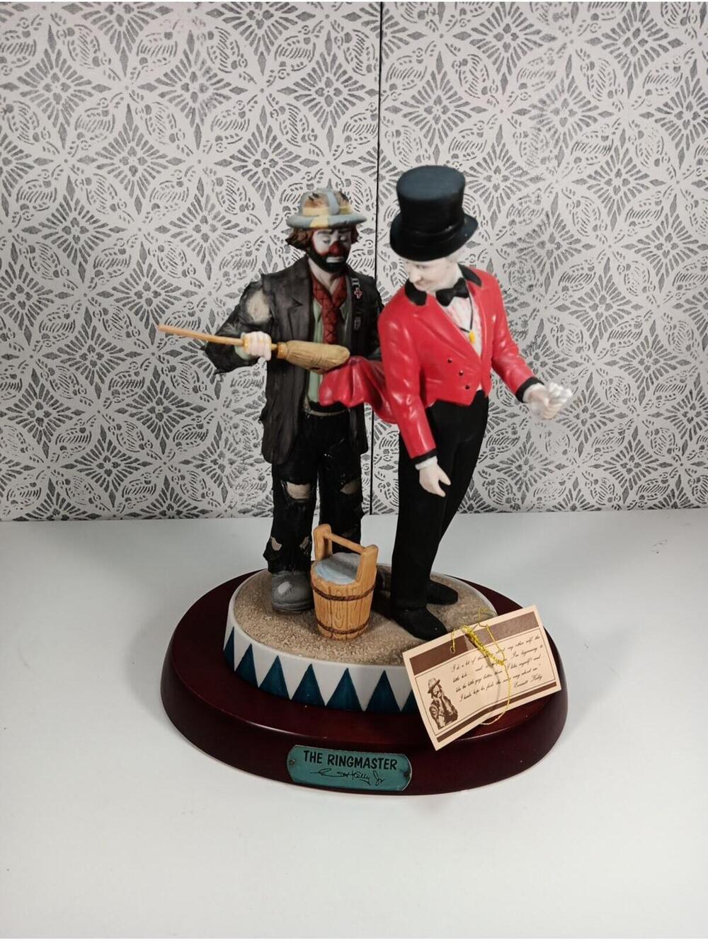 Emmett Kelly Jr. The Ringmaster Clown 1993 EKJ 00261 Certificate Of Authenticity